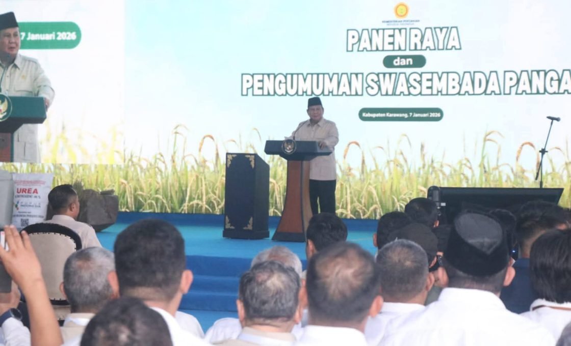 Dukung Swasembada Pangan, Pemkab. Sukabumi Diberi Penghargaan Oleh Presiden RI, Prabowo Subianto