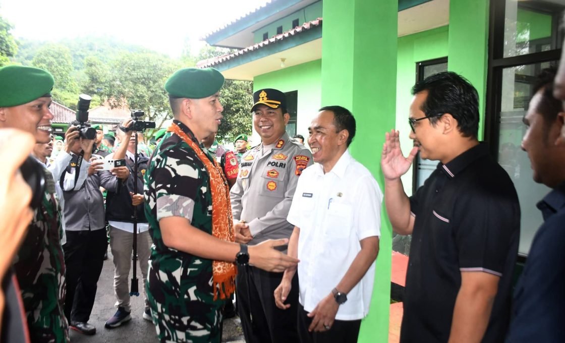 Sekda Kab. Sukabumi Sambut Kunjungan Danrem 061/Suryakancana