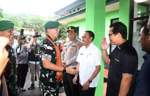 Sekda Kab. Sukabumi Sambut Kunjungan Danrem 061/Suryakancana