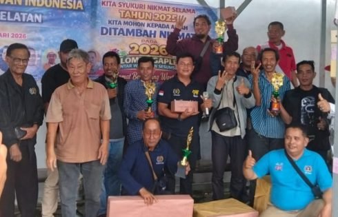 Sambut Awal Tahun 2026, PWI Sumsel Gelar Lomba Gaple Antar Wartawan
