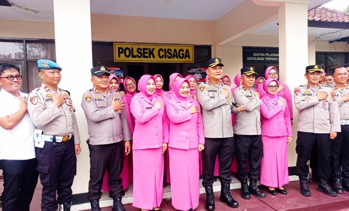Kapolres Ciamis Melakukan Kunjungan Kerja ke Polsek Cisaga