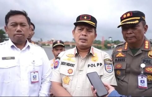 Satpol PP Kota Depok Pastikan Pembongkaran Bangunan Tak Berizin di Situ Tujuh Muara Berjalan Kondusif