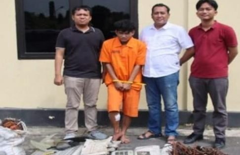 Satreskrim Polres OKI Ungkap Kasus Curat, Residivis Pencuri AC Ditangkap