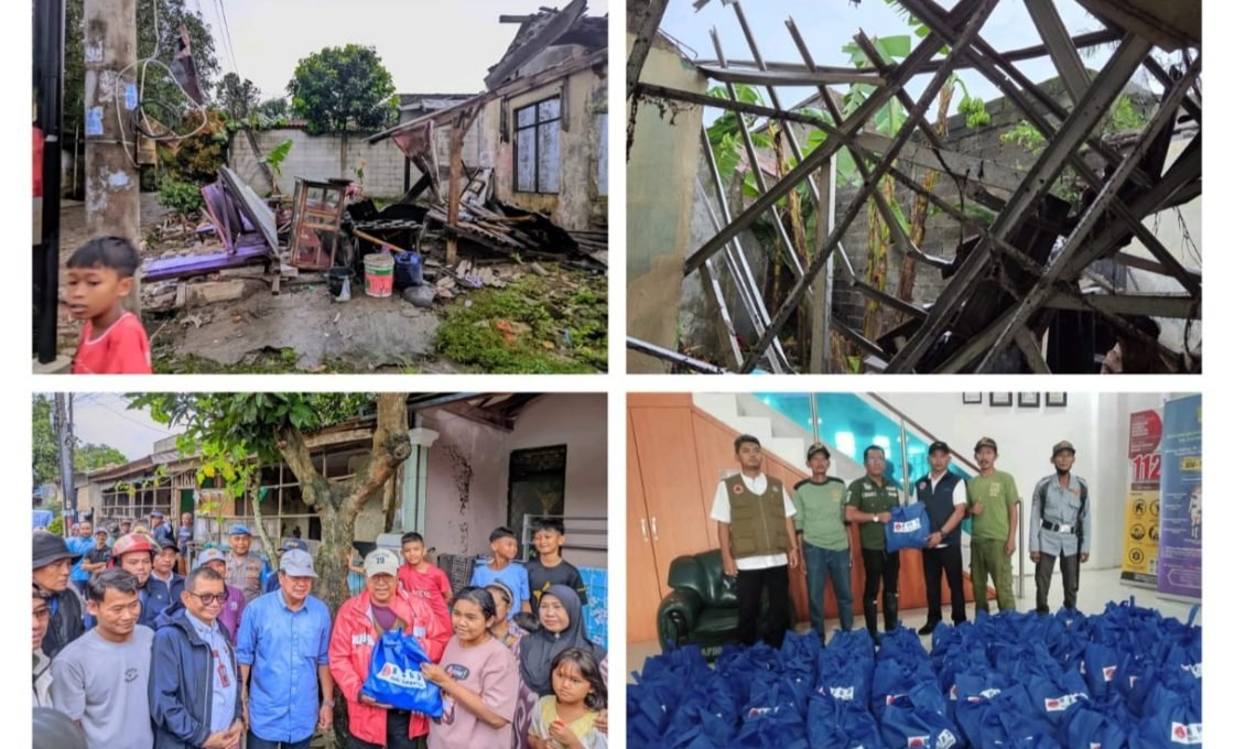 Bupati Tangerang Instruksikan Pembangunan Cepat Rumah Korban Puting Beliung di Taman Adiyasa