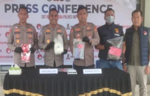 Peredaran Sabu Skala Besar Digagalkan, Satresnarkoba Polres OKI Amankan Dua Pelaku