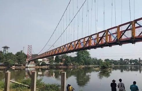 Jembatan Gantung Juara Bakal Diperbaiki, Gelombang Singgung Tanpa Rekomtek BBWSCC