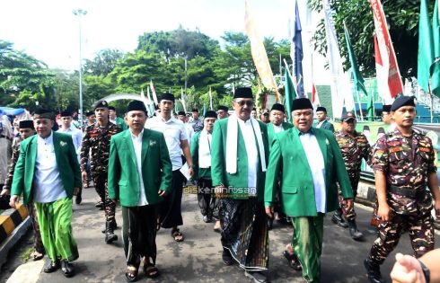 Peringatan 1 Abad NU Dihadiri Ribuan Kader dan Warga Kab. Sukabumi