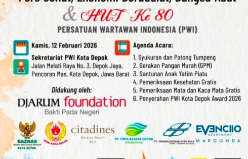 HPN 2026, PWI Depok Berikan Penghargaan ke 12 Tokoh dan Pejabat
