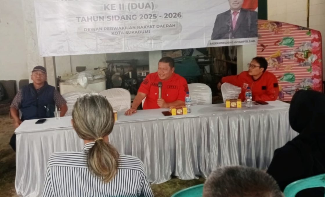 Reses Anggota Fraksi PDIP DPRD Kota Sukabumi, Raden Kusumo, Soroti Lingkungan, Sampah, dan Infrastruktur