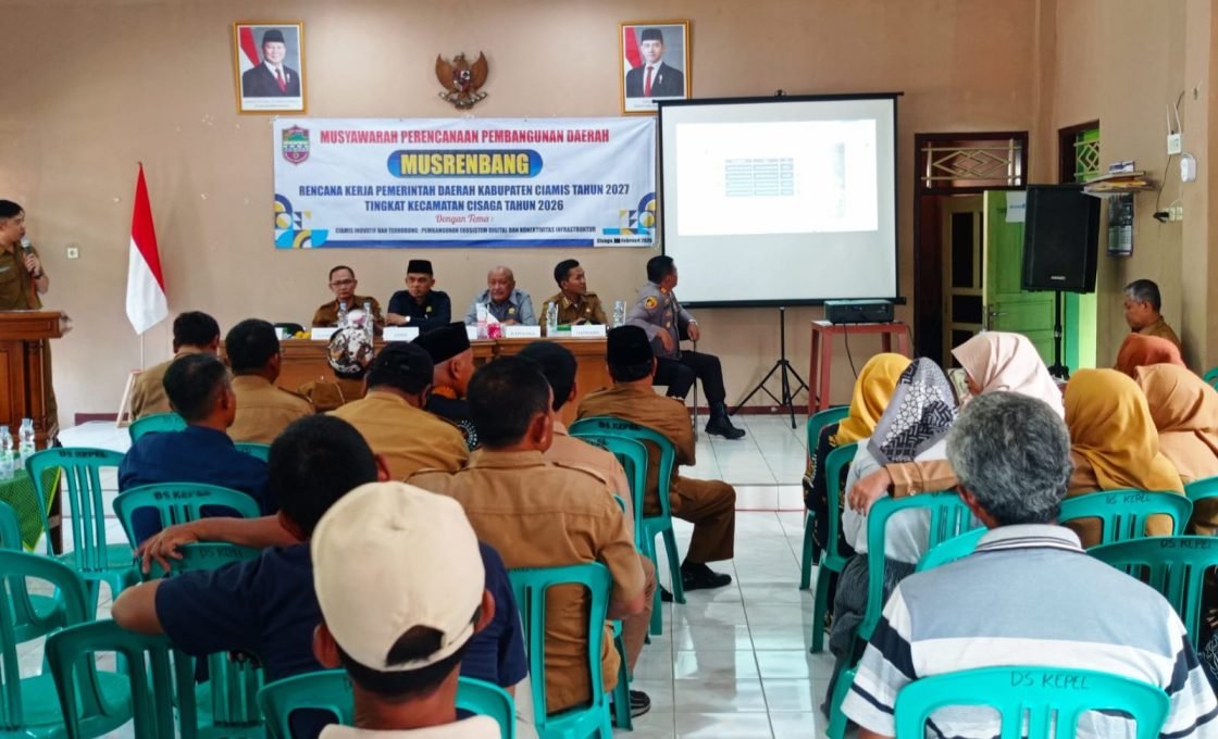 Musrenbang RKPD Tingkat Kecamatan Cisaga Tahun 2026 Sukses Dilaksanakan