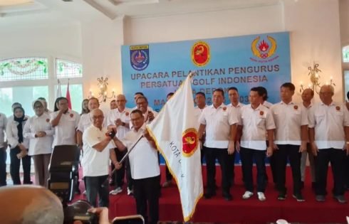 Pelantikan Ketua dan Pengurus PGI Kota Depok, Hamzah, “Target Emas di Porprov Jabar”