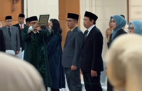 Wali Kota Cimahi Lantik Belasan Pejabat Tinggi Pratama