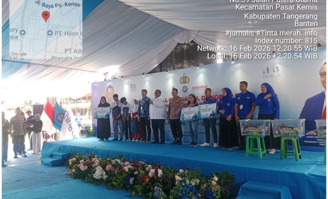 Sinergi Polri dan Buruh, Kapolri Jenderal Listyo Sigit Prabowo Hadiri HUT KSPSI ke-53 di Tangerang