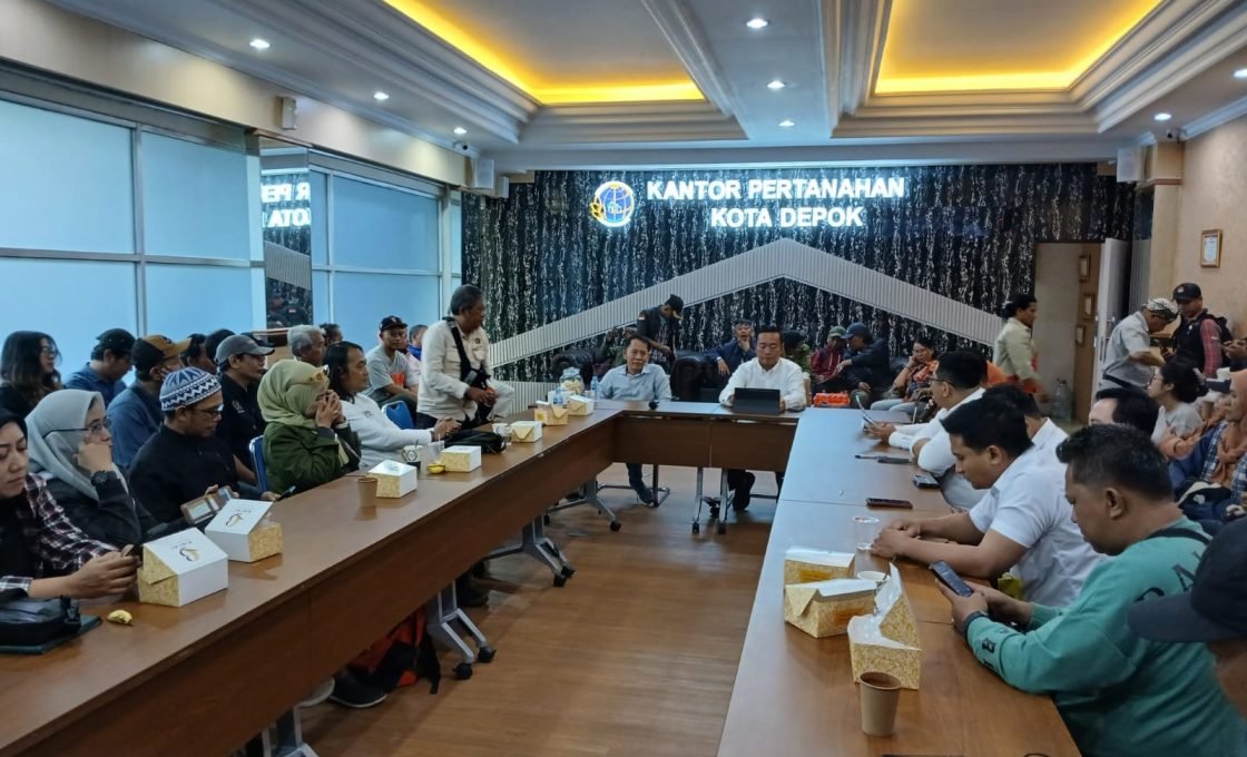Melayani Dengan Profesional dan Terpercaya, BPN Kota Depok Tegaskan Komitmen Keterbukaan Informasi Bersama Pers