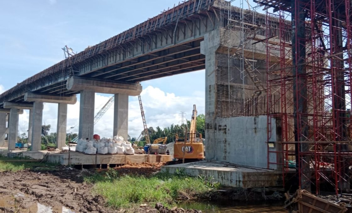 Proyek Jembatan Sungai Nibung Bernilai Ratusan Milyar, Oleh DPUPR Prov. Kaltim Menuai Sorotan Tajam Masyarakat