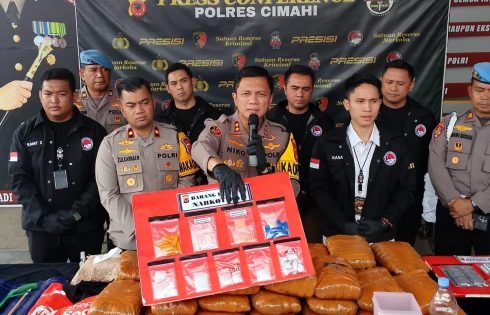 Cangkang Tutut Jadi Modus Baru Peredaran Sabu, Polres Cimahi Tangkap Pengedar