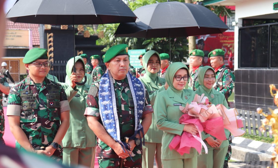Kunjungan Kerja Danrem 044/Gapo di Kodim 0402/OKI-OI, Tekankan Disiplin dan Profesionalisme Prajurit
