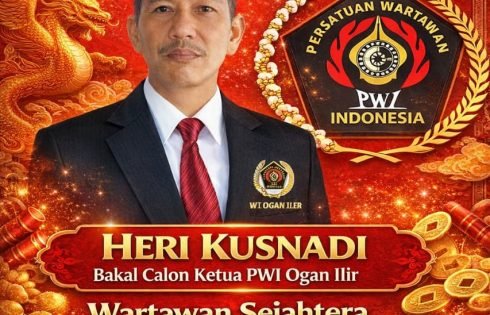Wartawan sigiku.com, Heri Kusnadi Siap Maju Sebagai Bakal Calon Ketua PWI Ogan Ilir Periode 2026–2029