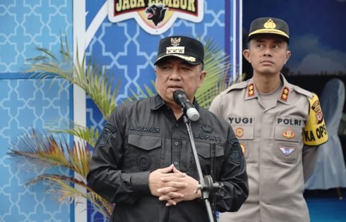 Bupati Garut Pimpin Apel Bersama Kesiapan Pelayanan Malam Takbiran Idul Fitri 1447 Hijriah