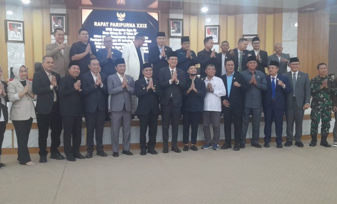 Rapat Paripurna XXIX DPRD Ogan Ilir Bahas Jawaban Bupati atas Raperda Inisiatif DPRD