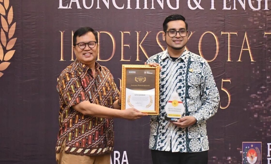 Kota Sukabumi Kembali Raih Penghargaan dalam Peluncuran Indeks Kota Toleran 2025