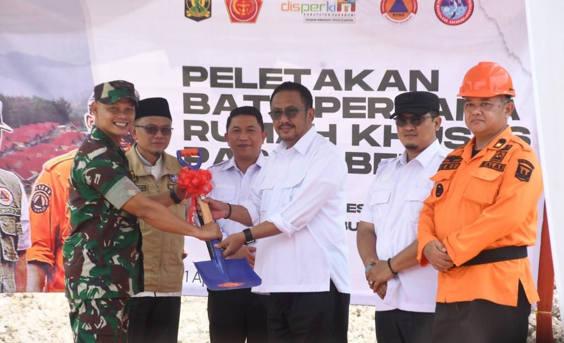Bupati Sukabumi Tuntaskan Janji, Kampung Mubarakah Mulai Dibangun Untuk Korban Bencana