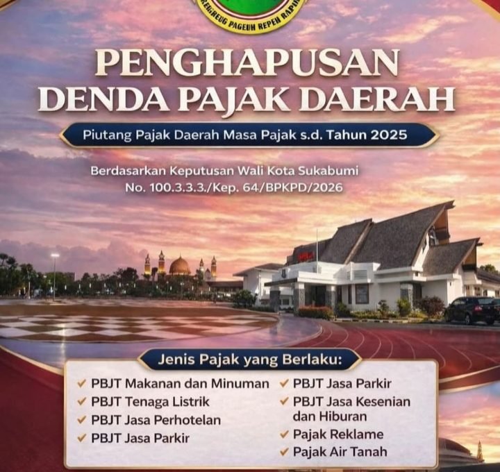Warga Sukabumi Diimbau Manfaatkan Program Penghapusan Denda Pajak Daerah