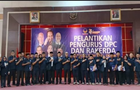 Konsolidasi Kekuatan, Pelantikan 11 DPC NasDem Depok, Bersiap Rebut Kemenangan Menuju 6 Kursi 6 Dapil di Pileg 2029