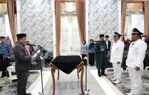 Dua Kepala Desa PAW Dilantik Bupati Garut