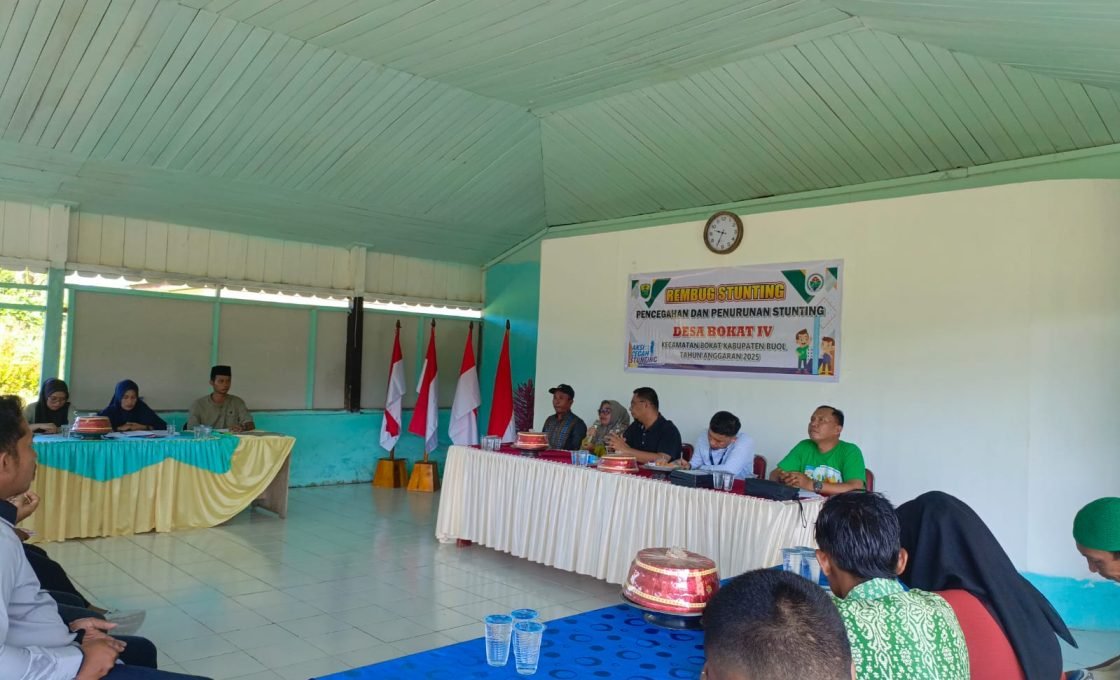 Pembangunan Koperasi Merah Putih di Desa Bokat 4 Berjalan Lancar, Pemerintah Desa Tetap Optimistis Hadapi Tantangan