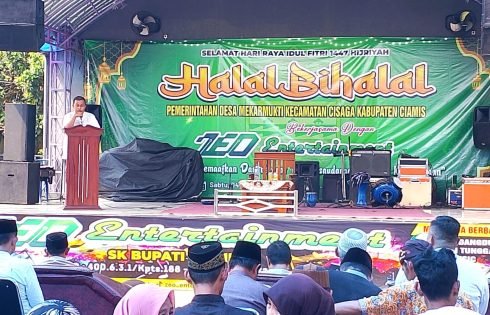 Pemdes Mekarmukti Bersama PT ZEO Gelar Halal Bihalal, Perkuat Silaturahmi Warga