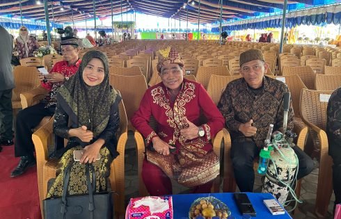 PWI Ogan Ilir Hadiri Resepsi Pernikahan Putra Ketua PWI Sumsel