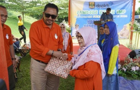 Bupati Sukabuki Hadiri Jambore Institusi Masyarakat Pedesaan