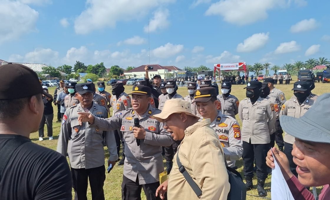 Polres Ogan Ilir Gelar Simulasi Sispamkota, Tingkatkan Kesiapsiagaan Hadapi Unjuk Rasa