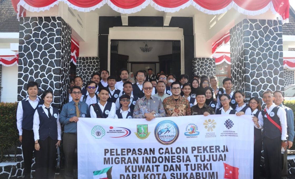 50 Calon Pekerja Migran Dilepas Wali Kota Sukabumi, Siap Bekerja ke Kuwait dan Turki