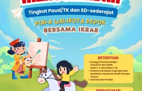 Yuk Ajak Anak Ikut Lomba Menggambar dan Mewarnai Berhadiah Trophy Walikota Depok