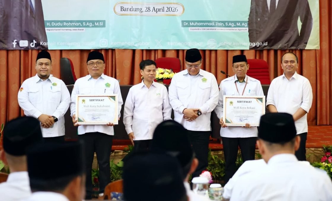 Kemenag Jabar Apresiasi Kota Sukabumi dan Bekasi Raih Predikat Kota Toleran