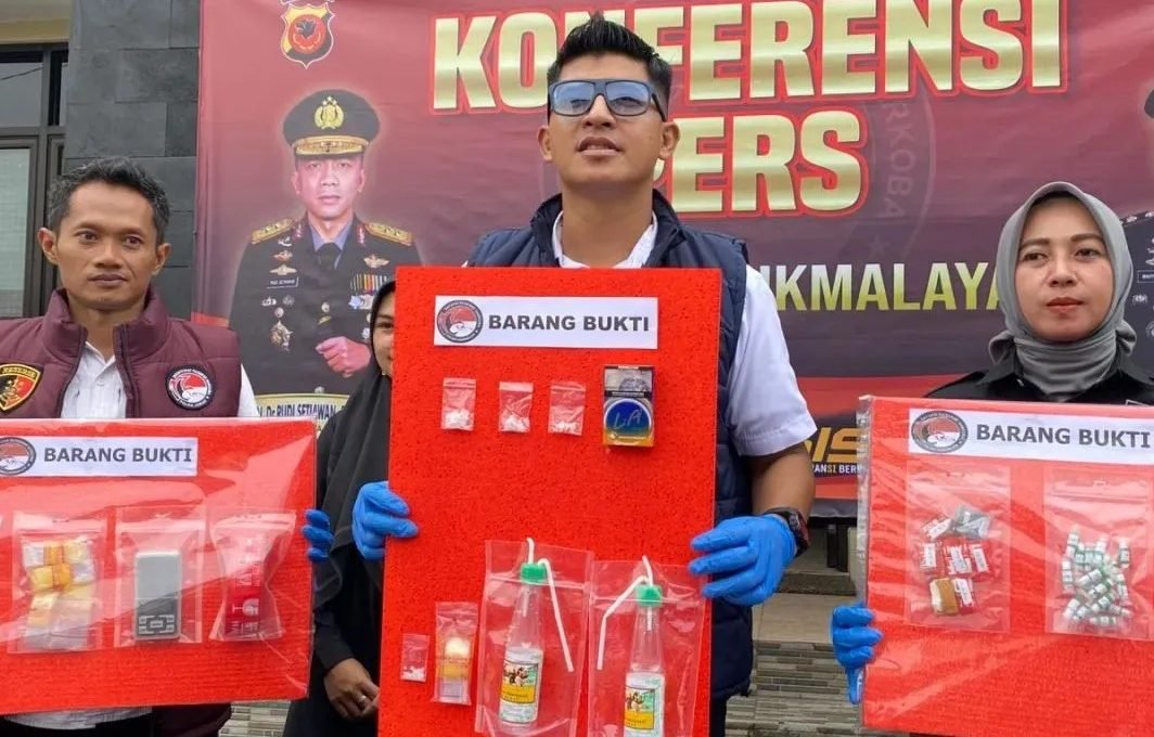 Polres Tasikmalaya Bongkar Jaringan Sabu Lintas Kabupaten, Dua Tersangka Diamankan
