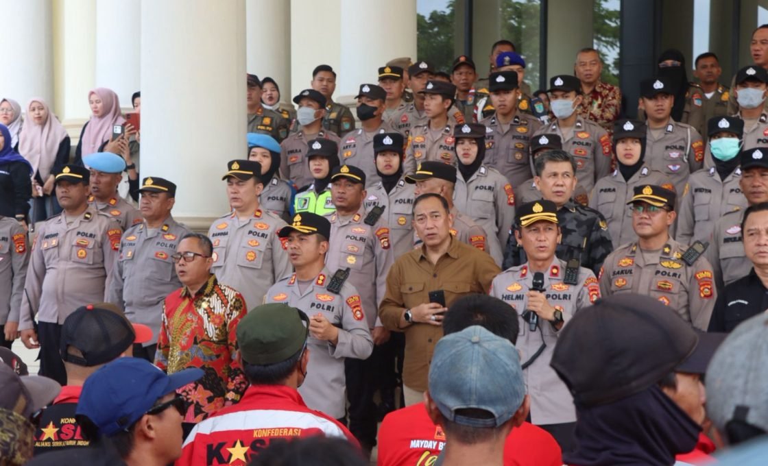 Polres Ogan Ilir dan Pemkab Fasilitasi Dialog Terbuka dengan Buruh pada Peringatan May Day 2026