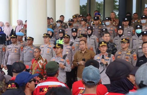 Polres Ogan Ilir dan Pemkab Fasilitasi Dialog Terbuka dengan Buruh pada Peringatan May Day 2026