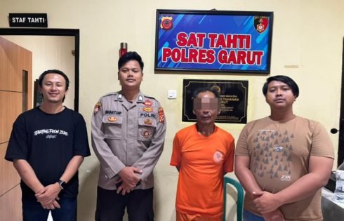 Gasak HP dan Uang Tunai Milik Warga, Sat Reskrim Polres Garut Tahan Pelaku Curat Saat Tarawih