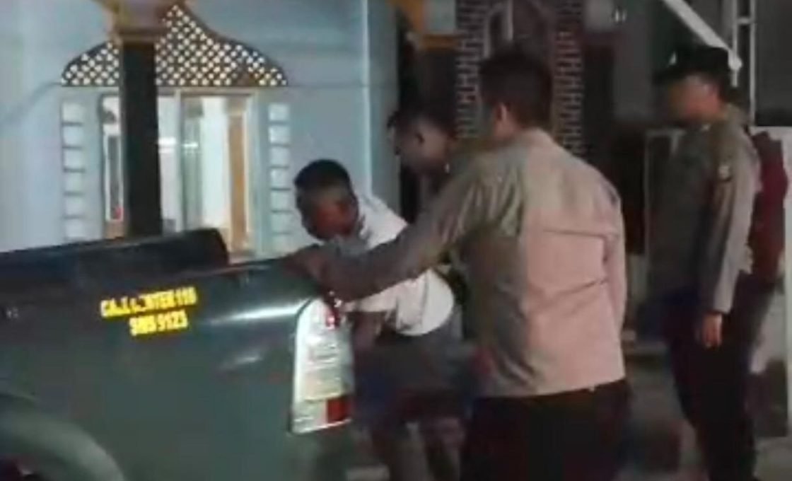 Polsek Wanaraja Amankan Pria Mabuk Yang Resahkan Lingkungan