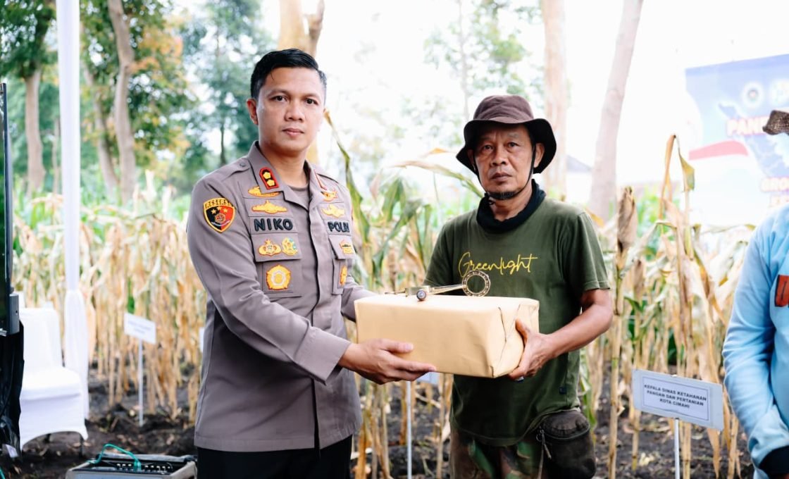 Polres Cimahi Gelar Panen Raya Jagung Serentak, Dukung Ketahanan Pangan