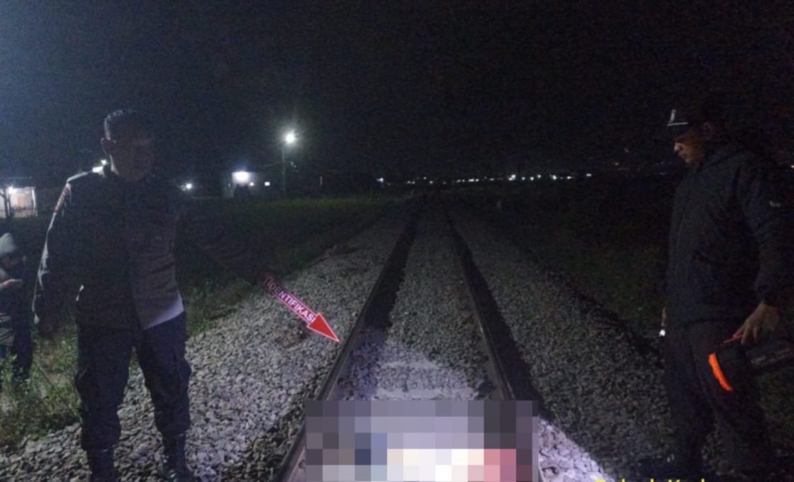 Polsek Kadungora Tangani Kejadian Pria Tewas diduga Bunuh Diri Terlindas Kereta Api