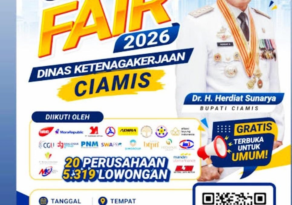 Kabar Gembira Bagi Para Pencari Kerja Pemerintah Kabupaten Ciamis Akan Menggelar Job Fair 2026