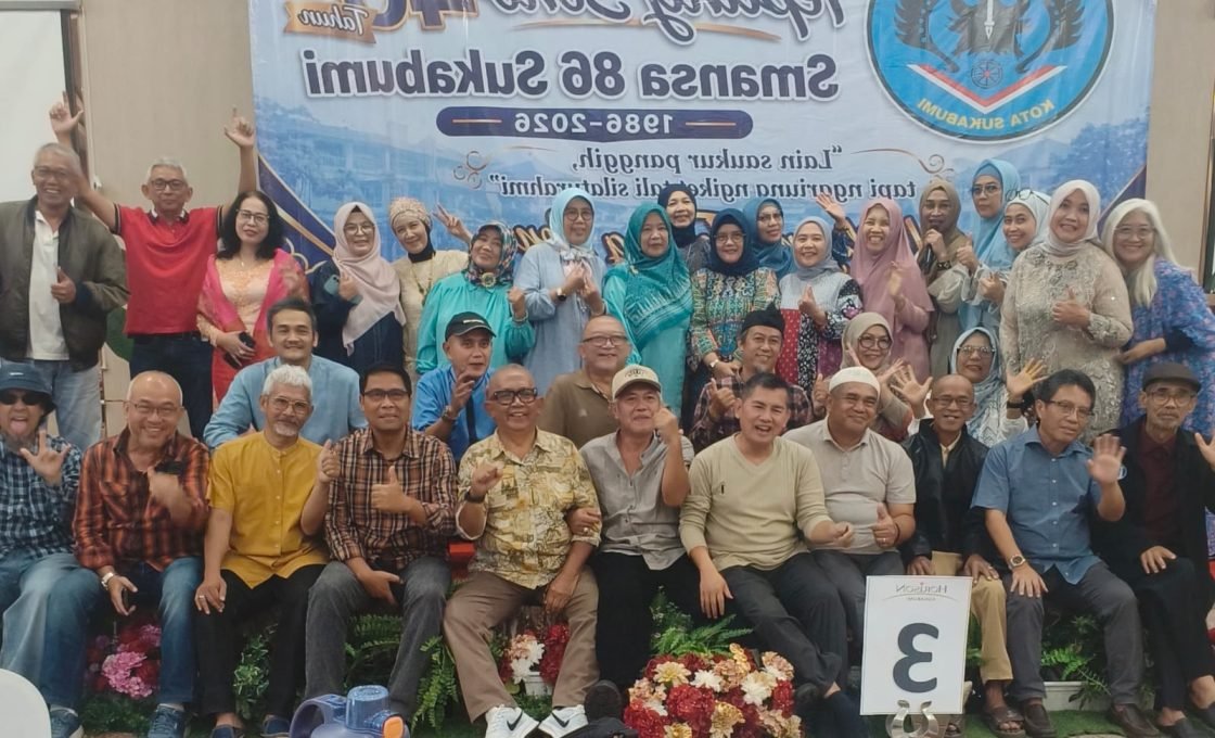 Suasana Penuh Kehangatan Warnai Halal Bihalal Alumni SMAN 1 Kota Sukabumi Angkatan 1986