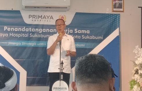 Wali Kota Sukabumi Hadiri Penandatanganan MoU Primaya Hospital Sukabumi Dengan KONI Kota Sukabumi