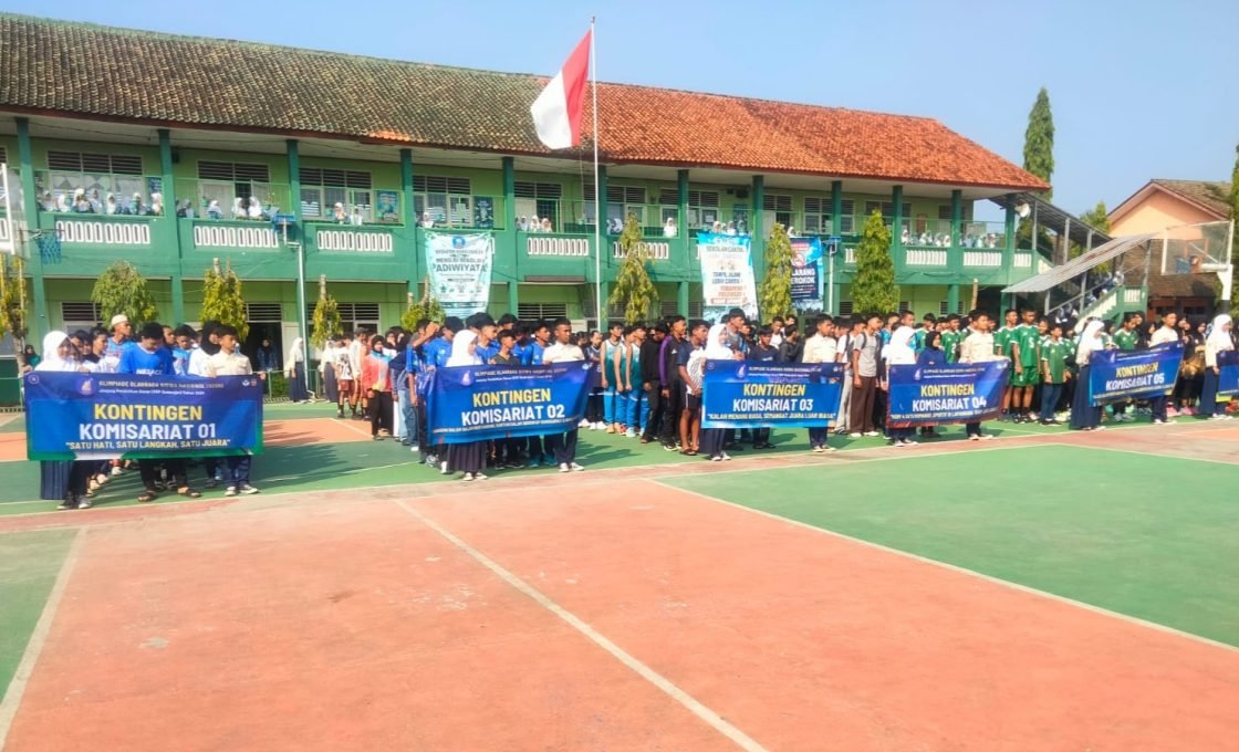 Olimpiade Olahraga Siswa Nasional (O2SN) SLTP Tingkat Kabupaten Resmi Dibuka