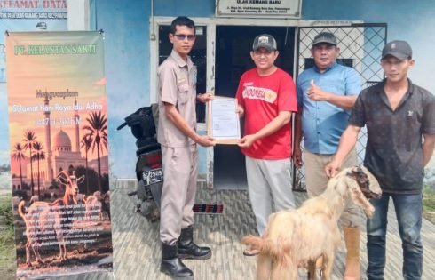 PT Kelantan Sakti Semarakkan Idul Adha dengan Bagikan Hewan Kurban ke 16 Desa
