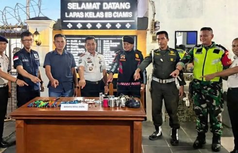 Lapas Ciamis Deklarasikan Perang terhadap HP Ilegal, Narkoba dan Penipuan (Halinar)